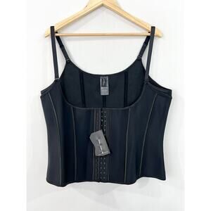 NEW Corset Story Black Underbust Shaping Corset Waist Trainer 38" Boning Adjust